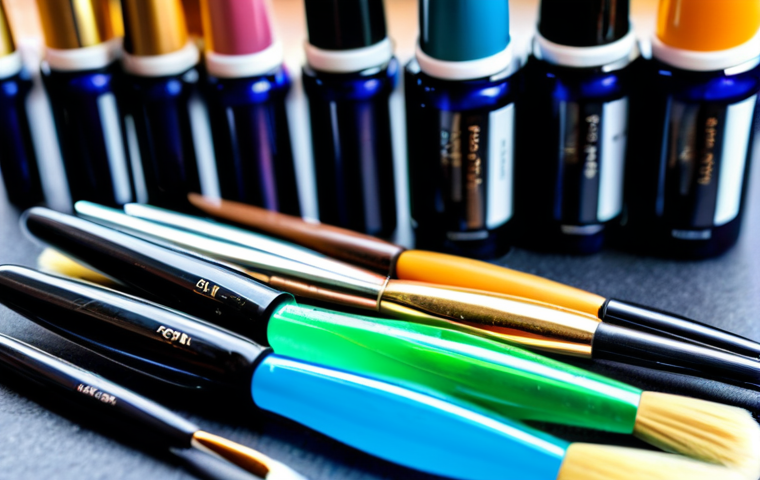 **

A close-up of a set of gel nail brushes of varying sizes, neatly arranged. In the background, blurred images of nail art tools and colorful gel polishes. The focus is on the brushes' bristles, showcasing their cleanliness and well-maintained condition. "Safe for work", "appropriate content", "fully clothed" (referring to the absence of human subjects), "professional" quality image.

**